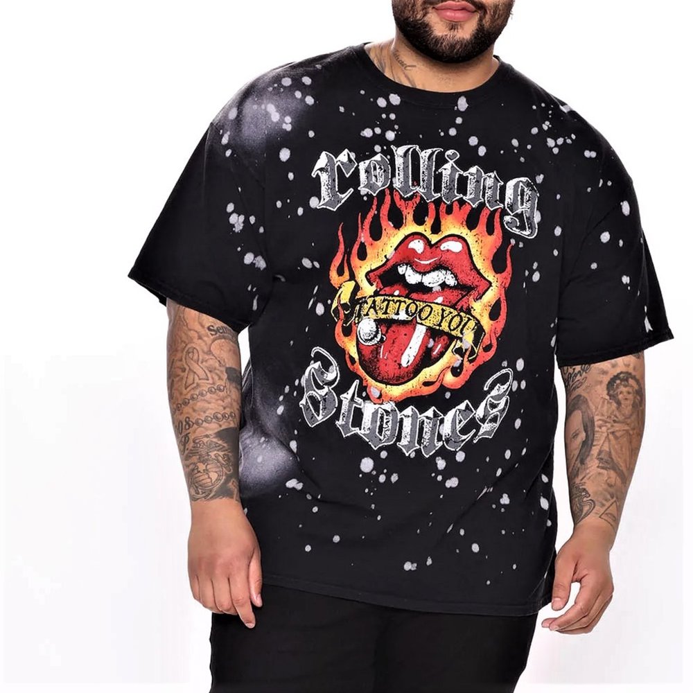 Rolling Stones Tattoo You Bleached rock Official T-Shirt 3XL XXXL NWT